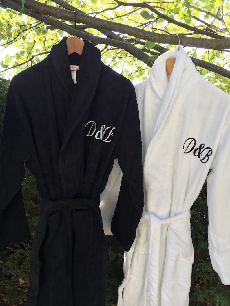 Adults bathrobe men's terry robe personalized bathrobe Etsy