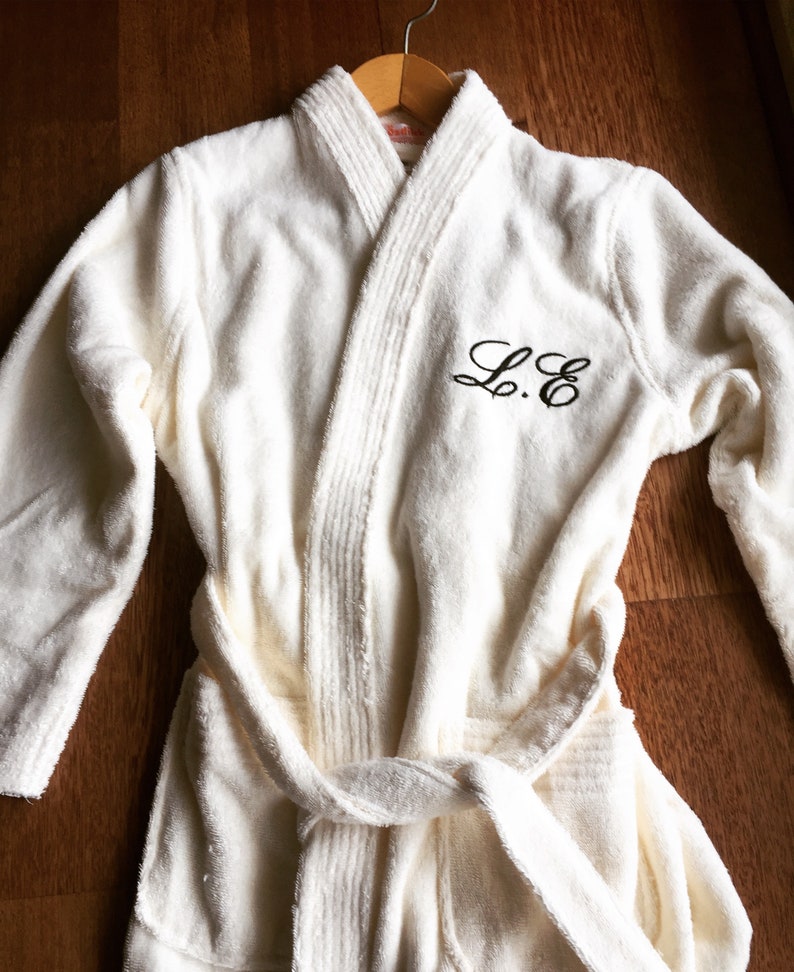 Personalized Terry Bathrobe/ Monogram Bath Robe/ Personalized Etsy