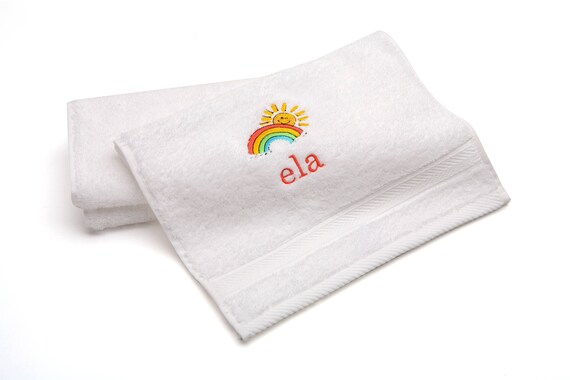 embroidered kids towels