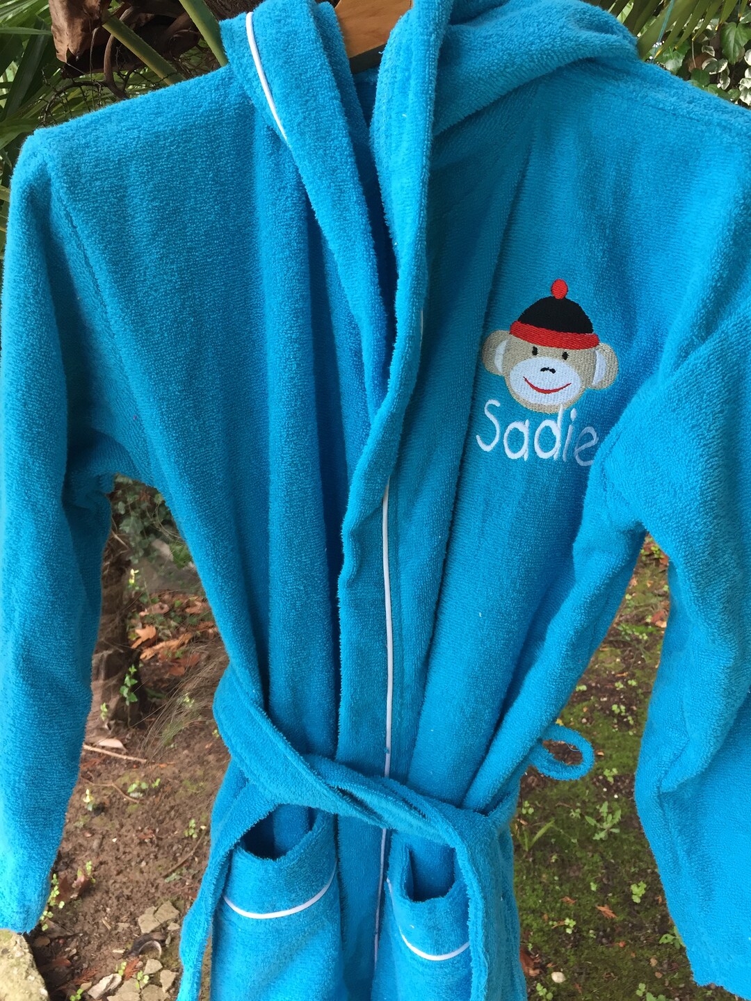 Personalized Kids Bathrobe/embroidered Terry Robes/customized Etsy