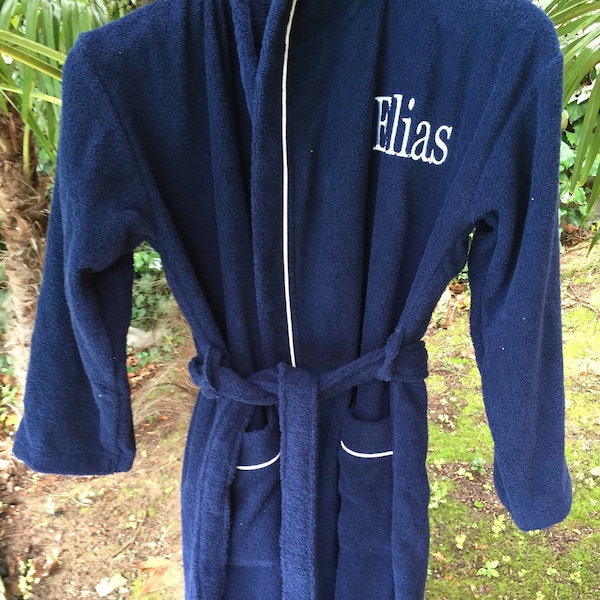 Personalized Kids Bathrobe/Embroidered terry robes/Customized Kids Robe/Monogrammed Hooded Children Robes /Christmas,Birthday Gifts For Kids