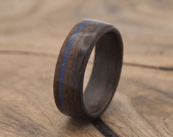 East Indian Rosewood with Lapis Inlay