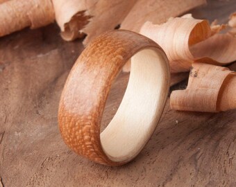 Bentwood Cherry and Maple Wood Ring