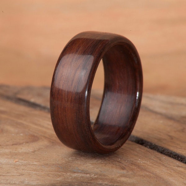 Bolivian Rosewood Bentwood Ring