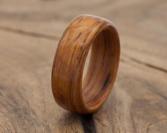 Honduran Rosewood bentwood ring