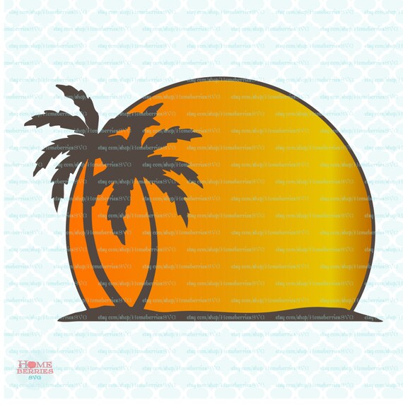 Sunrise / Sunset At The Beach Svg Beach Vacation Svg Summer - Etsy.