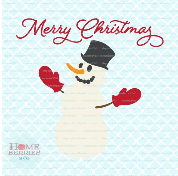 Download Free Merry Christmas Snowman Svg Farmhouse Christmas Svg Dxf Eps Ai Etsy SVG DXF Cut File