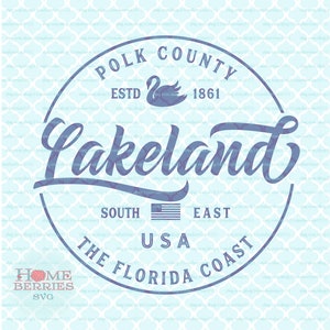 Lakeland Florida Kompass Rose Breite Länge FL Heimat Heimatstadt nautische Koordinaten svg dxf eps ai Schnittdateien