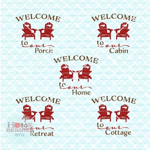 North Carolina Welkom svg Welkom bundel svg cabine svg retraite svg Cottage svg Home svg veranda svg dxf EPS-ai gesneden bestanden voor snijmachines