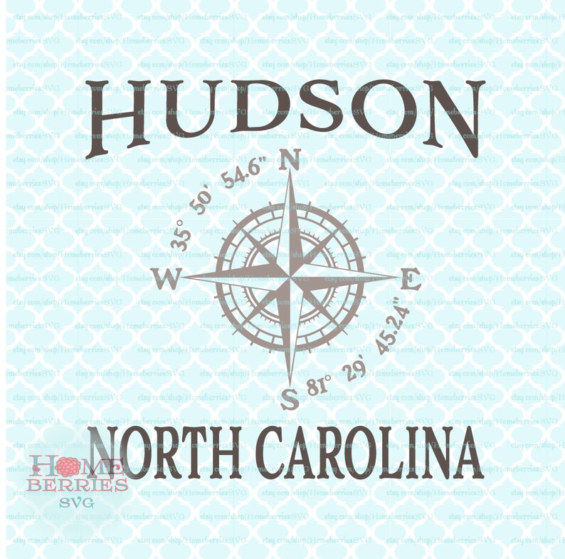 Download Hudson North Carolina Nautical Location Compass Rose Home Nc Hometown Svg Dxf Eps Ai Cut Files For Cricut Silhouette Other Cutters Craft Supplies Tools Visual Arts Delage Com Br