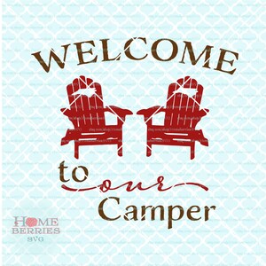 North Carolina Welcome to Our Camper svg NC Welcome svg Camper Welcome svg North Carolina Home svg dxf eps ai cut files for cutting machines