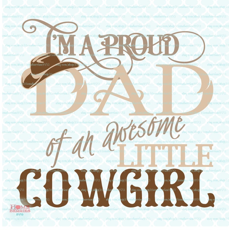 Download Western Themed Fathers Day svg Proud Dad of an Awesome ...