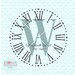 French Style Clock Face Svg Dxf Eps Ai Jpg Cut Files for Cricut ...
