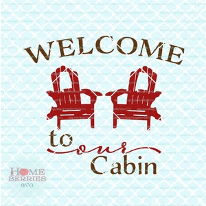 Alabama Bienvenue à notre cabine svg Alabama Bienvenue svg cabine Bienvenue svg Alabama maison svg dxf eps ai couper des fichiers pour les machines de découpe