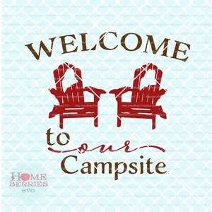 Maine Campsite svg ME Home svg Maine state svg dxf eps ai cut files for Cricut Silhouette & other cutting machines