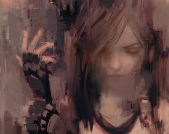 FF7: Tifa Lockhart Remake Art Print // Gamer Gifts // Final Fantasy, Squarenix