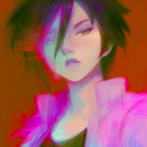 Invisigal (Dispatch) アートプリント // ゲーマー、アニメギフト // インディー、スーパーヒーロー // ウォールアート