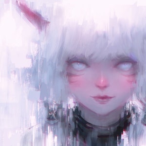 FF14: Y&#39;shtola Art Print // Gamer Gifts // Final Fantasy, Squarenix