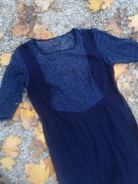 Vintage dress 1940s 40s 1930s 30s