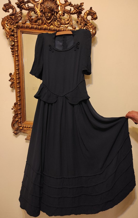 Vintage dress evening gown 1930s 30s 1940s 40s