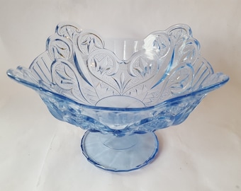 Pin Dish To Enjoy High Reputation In The International Market Art Glass Art Deco Sowerby Green Frosted Glass Large Vanity/dressing Table Tray