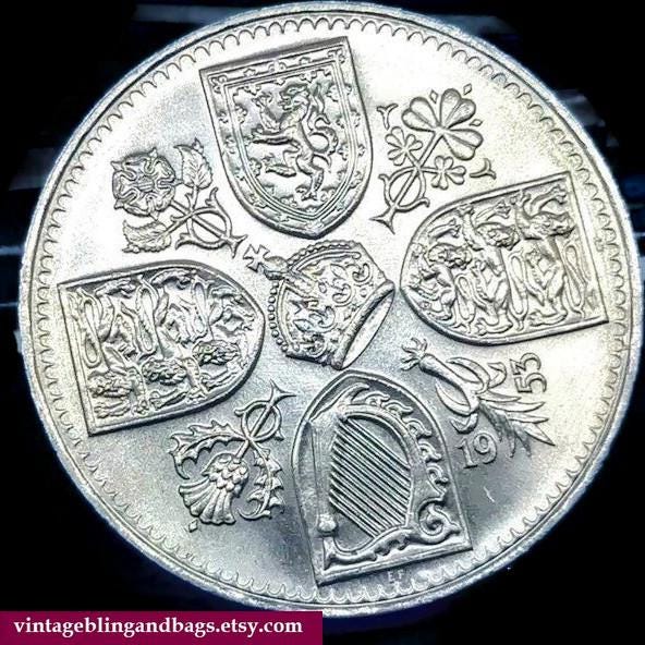 1953年ヴィンテージエリザベス女王戴冠式コイン、エリザベス女王