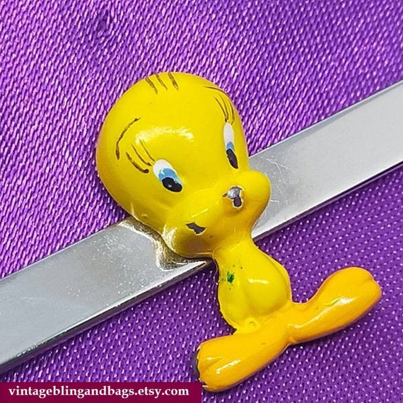 58mm 1998 Vintage Warner Brothers Tweety Pie tie … - image 7