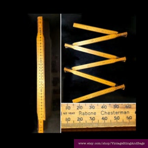 Wooden Rule 1 Meter Yard Stick Ruler Imperial & Metric