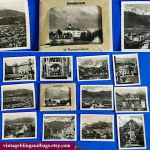 12 photos originales en noir et blanc d'Innsbruck, en Autriche, des années 30, photographies anciennes, photos vintage d'Autriche, photos vintage d'Innsbruck #2