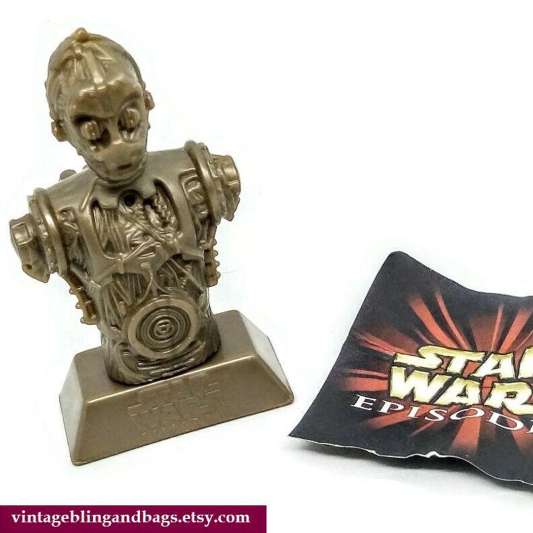 Vintage C-3PO 1990s Kellogg's Cereal Collectable, Vintage C-3PO