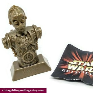 Vintage C-3PO 1990s Kellogg&#39;s cereal collectable, vintage C-3PO figure, Vintage 1990s Star Wars figure, vintage C3PO figurine, Star Wars