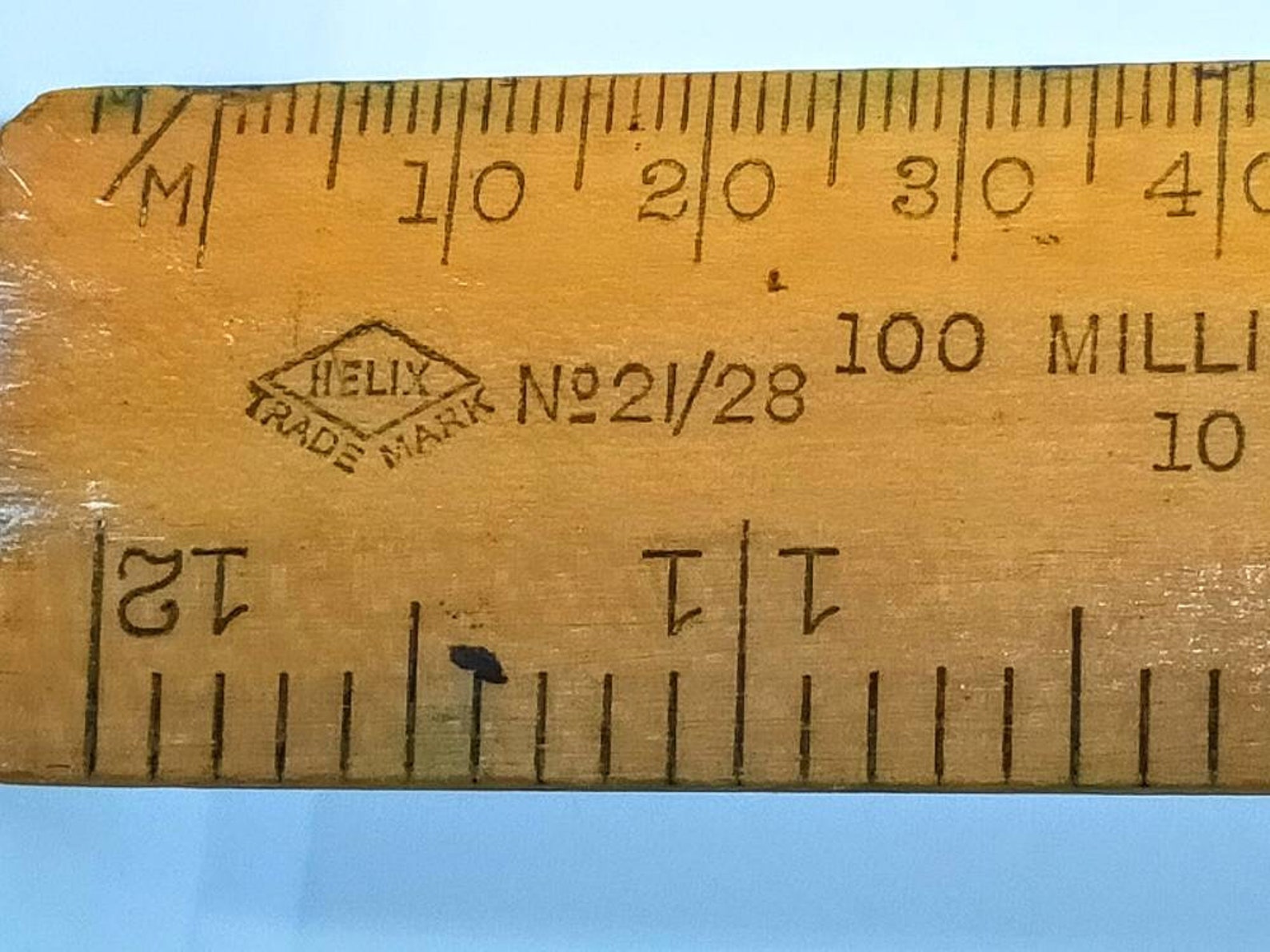 Helix 21/28 12 Vintage protractor ruler in 8/10/12/16th Etsy