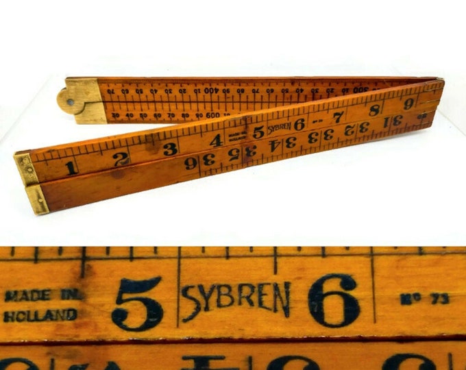 Vintage 1940s Ruler, Sybren No 73 Vintage Ruler, 3 Ft 36