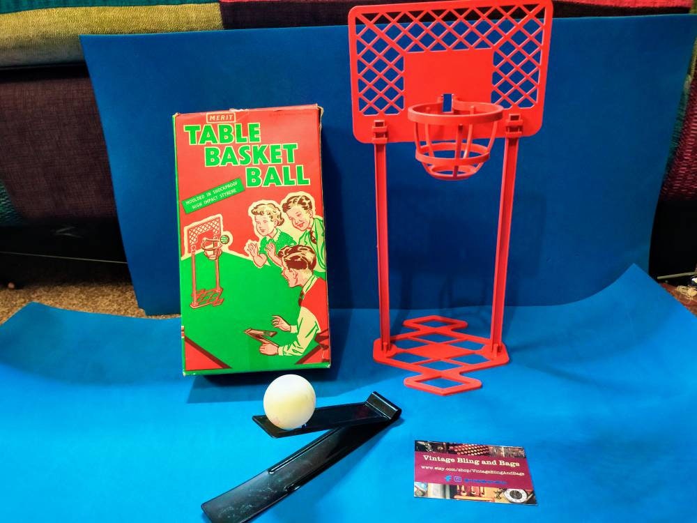 1956 Merit Table Basketball Game Vintage Games Vintage Party Etsy UK