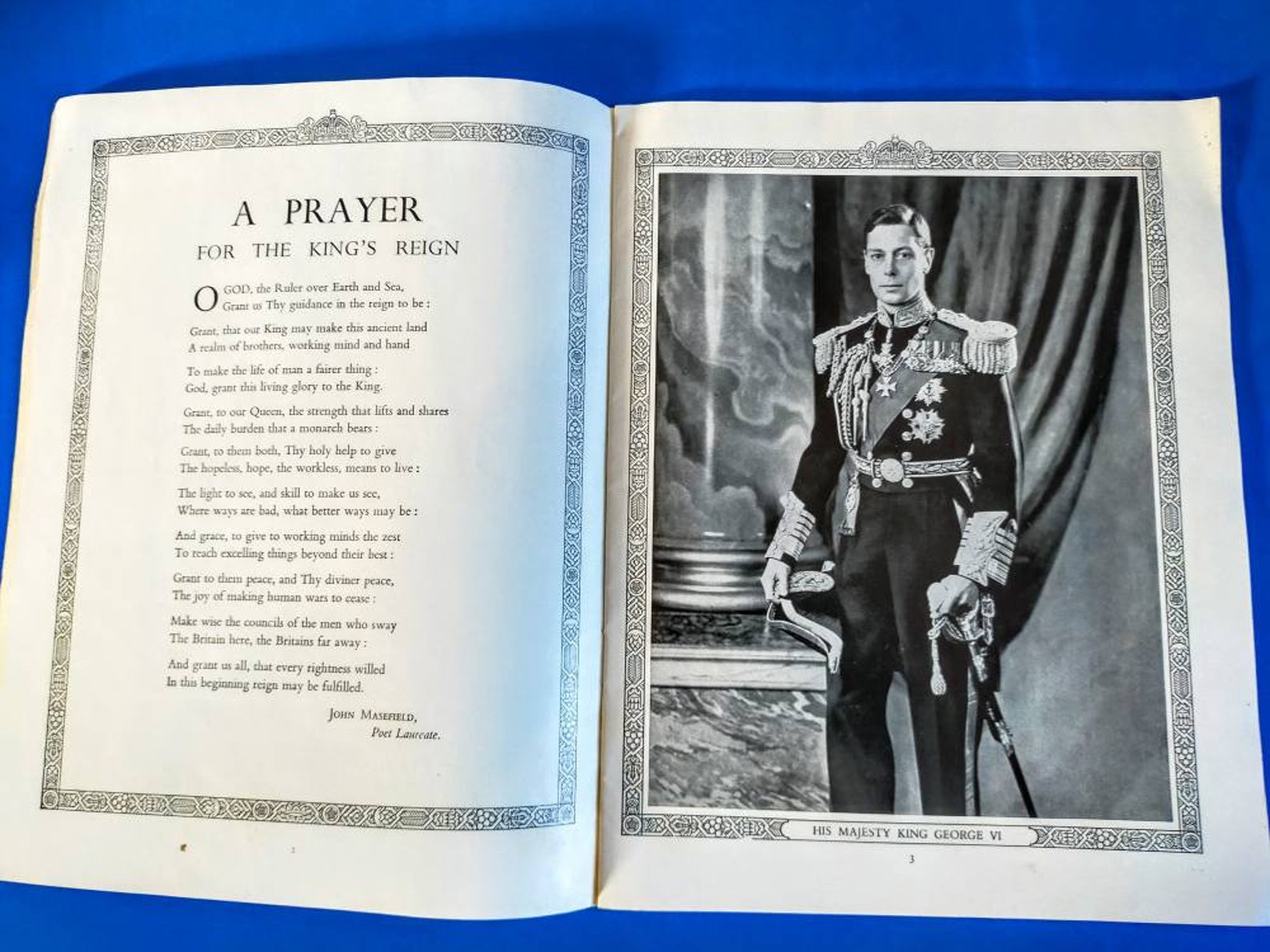 1937 King vi official coronation souvenir programme Etsy