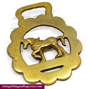 98x83mm Vintage horse brass, shire horse decor, vintage horse decoration, retro Shire horse brass, traditional horse brass plaque, farmhouse