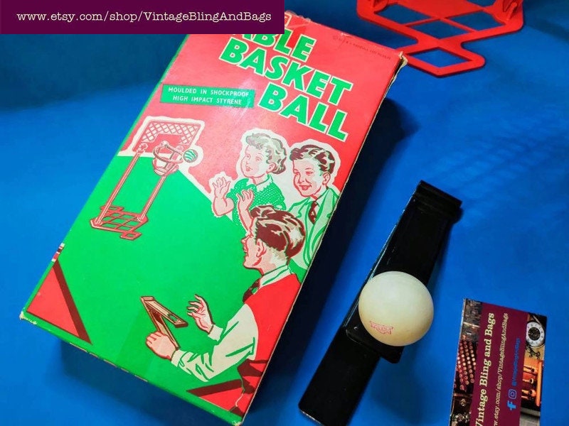 1956 Merit Table Basketball Game Vintage Games Vintage Party Etsy UK