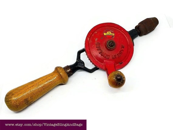Vintage Stanley hand drill, vintage 
