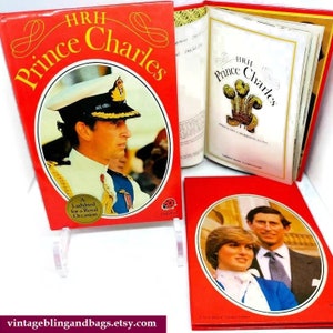 Vintage ladybird book 1981 Prince Charles souvenir book for engagement, vintage royal wedding, Royal memorabilia, vintage children&#39;s books
