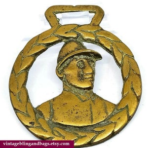 82x70mm Vintage horse jockey horse brass, vintage horse brass, racehorse jockey horse brass, English horse brass, vintage horse decoration
