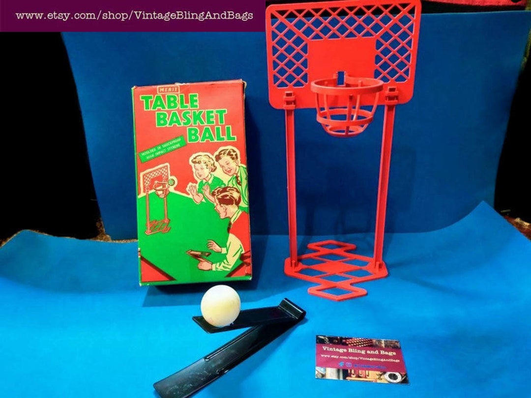 1956 Merit Table Basketball Game Vintage Games Vintage Party Etsy UK