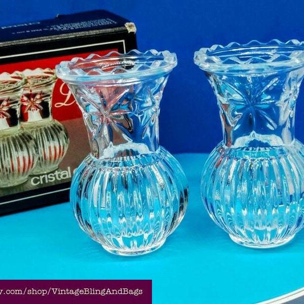 Lead Crystal Vase Etsy UK