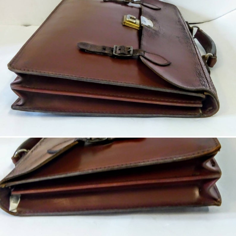 hide leather satchel school satchel vintage laptop bag brown vintage satchel school bag 40x30cm Vintage leather satchel messenger bag