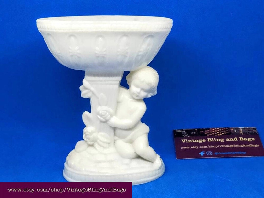 Plastic 1970s Vintage Flower Holder, LED Flower Arrangement Holder, 1970s Kitsch Vase, Christmas