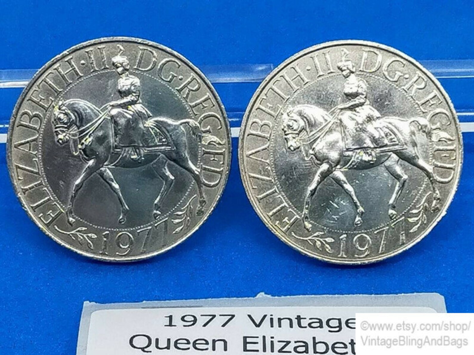 1977 Vintage Silver Jubilee Coin Vintage Silver Jubilee - Etsy UK