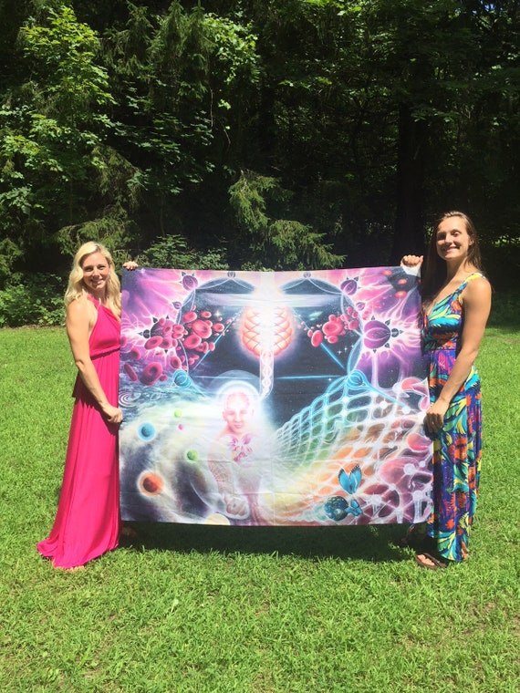 Metaphysical Ethereal Spiritual Tapestry Etsy