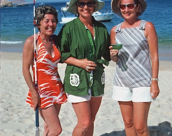 Damas de los años 70 pescando en Florida
