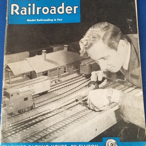 1950 Model Railroader - Vintage Railroad - Train Magazine - &quot;Model Railroading is Fun