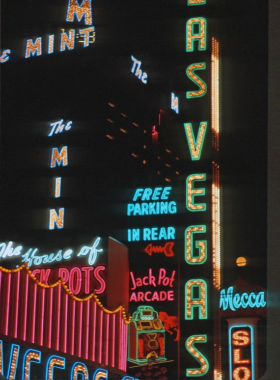 Vintage 1960-70's Las Vegas Casinos and Neon Sign - Etsy