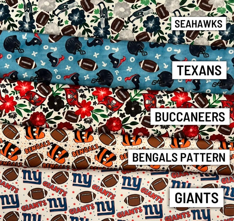 Football Head wraps, Baby Turban, Bow, Hand-tied Bows, Handmade, Stretch, Accessory, Adjustable Headbands, Steelers, Packers, Cowboys, Rams image 5